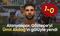 Alanyaspor, Göztepe'yi Ümit Akdağ'ın gölüyle 1-0 yendi