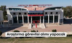 Antalya Belek Üniversitesi, araştırma görevlisi alımı yapacak