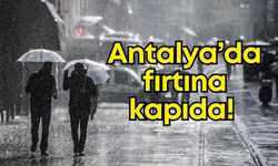 Antalya’da fırtına uyarısı: Vatandaşlar dikkatli olun!