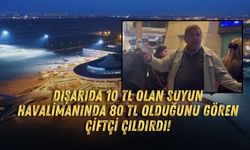 Antalya’dan sonra Esenboğa…Dışarıda 10 TL olan suyun havalimanında 80 TL olduğunu gören çiftçi çıldırdı!