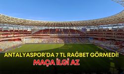 Antalyaspor’da 7 TL rağbet görmedi! Maça ilgi az