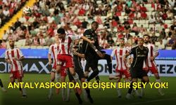 Antalyaspor’da değişen bir şey yok!