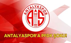 Antalyaspor'a PFDK şoku!