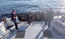 Bodrum açıklarında 35 göçmen yakalandı
