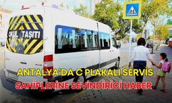 Antalya’da C plakalı servis sahiplerine sevindirici haber! Beklenen karar UKOME’den çıktı