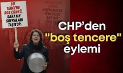 CHP Antalya Kadın Kolları'ndan "boş tencere" eylemi