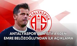 Antalyaspor'dan istifa eden Emre Belözoğlu’ndan ilk açıklama