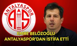 Emre Belözoğlu Antalyaspor’dan istifa etti