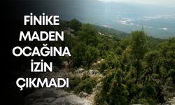 Finike maden ocağına izin çıkmadı! Vatandaşlar rahat bir nefes aldı
