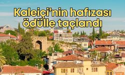 Kaleiçi’nin hafızası ödülle taçlandı