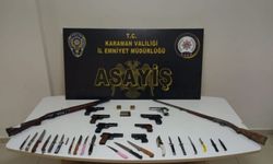 Karaman'da asayiş uygulamalarında 11 kişi tutuklandı