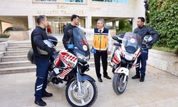 Mersin'de acil müdahaleye hız kazandıracak motorize ambulans hizmette