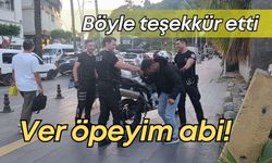 Polis, Antalya’da baygın bulunan şahsı zor ikna etti