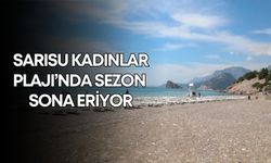 Sarısu Kadınlar Plajı’nda sezon sona eriyor