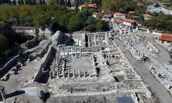 Stratonikei Antik Kenti'ndeki Roma hamamı turistlerin gözdesi oldu