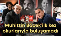 Tutuklu Muhittin Böcek ilk kez okurlarıyla buluşamadı