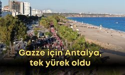Gazze için Antalya, tek yürek oldu