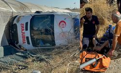 Ambulans ile otomobil çarpıştı! 8 yaralı