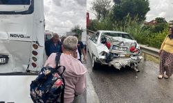 Serik'te zincirleme trafik kazası: 2 Alman turist yaralandı