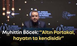 Muhittin Böcek: “Altın Portakal, hayatın ta kendisidir”