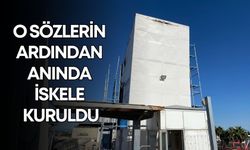 Antalya’da yanan asansör meclis üyesini fena kızdırdı! O sözlerin ardından anında iskele kuruldu