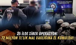 25 ilde siber operasyon: 72 milyon TL’lik mal varlığına el konuldu!