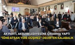 Ak Parti, Aksu Belediyesi’ne çıkarma yaptı! "İğne atsan yere düşmez" dedirten kalabalık