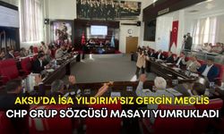 Aksu’da İsa Yıldırım’sız gergin meclis! CHP grup sözcüsü masayı yumrukladı