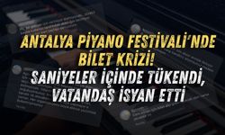 Antalya Piyano Festivali'nde bilet krizi! Saniyeler içinde tükendi, vatandaş isyan etti