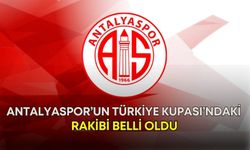 Antalyaspor’un Türkiye Kupası’ndaki rakibi belli oldu