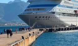 'Astoria Grande' Alanya'da: Kruvaziyerle 616 turist geldi