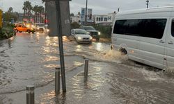 Bodrum’da sağanak hayatı felç etti