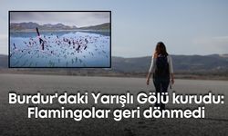Burdur'daki Yarışlı Gölü kurudu: Flamingolar geri dönmedi