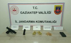 Gaziantep'te jandarma operasyonu: Captagon ve silah ele geçirildi