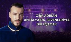 Ünlü sanatçı Cem Adrian Antalya’da bugün sevenleriyle buluşacak