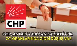 CHP, Antalya’da kan kaybediyor! Oy oranlarında ciddi düşüş var