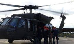 Dağda mahsur kalan dağcı helikopterle getirildiği hastanede hayatını kaybetti