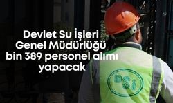 Devlet Su İşleri Genel Müdürlüğü bin 389 personel alımı yapacak