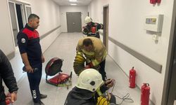 Hatay Defne Devlet Hastanesi'nde yangın alarmı!