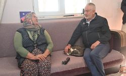 Başkan Şükrü Başdeğirmen, 5 yıl önce ev yaptırdığı Yıldız ailesini ziyaret etti
