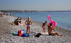 Antalya'da Kasım ayında yaz havası