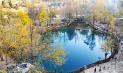 Kahramanmaraş Yeşilgöz’ün büyüleyici renkleri ziyaretçileri etkiliyor