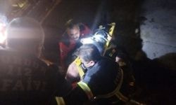 Burdur'da anlık dalgınlıkla kanala düştü