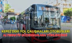 Kepez’deki yol çalışmaları otobüsleri alternatif güzergahlara yönlendirdi