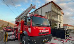 Konya Kulu'da müstakil evde korkutan yangın!