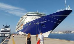 Devasa gemi Muğla’ya 1853 turist getirdi