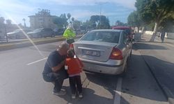 Manavgat'ta baba kaza yaptı, küçük çocuk gözyaşlarına boğuldu