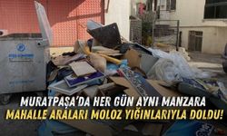 Muratpaşa’da her gün aynı manzara! Mahalle araları moloz yığınlarıyla doldu!