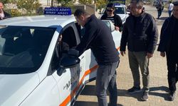 Milli Eğitim Müdürü Çay'dan, direksiyon eğitim sınav alanına ziyaret