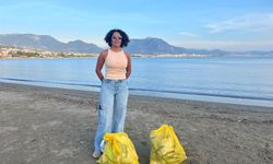 Alanya'da öğretmenin çevre duyarlılığına öğrenciler de katıldı